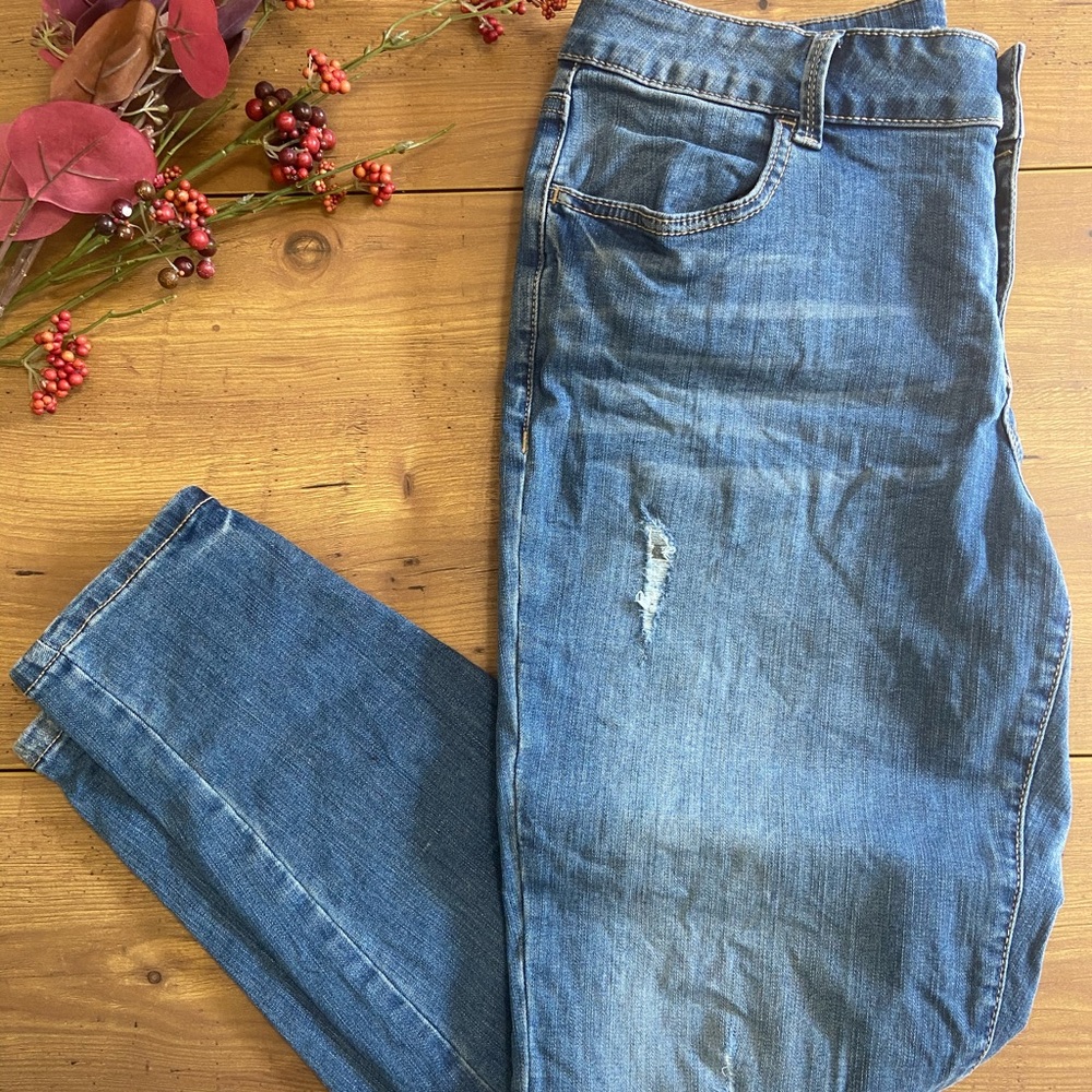 Maurices Boyfriend Ripped Jeans